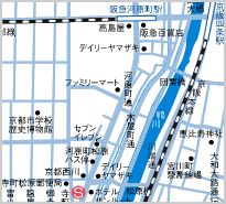 京都院の地図